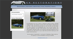 Desktop Screenshot of gkrestorations.com